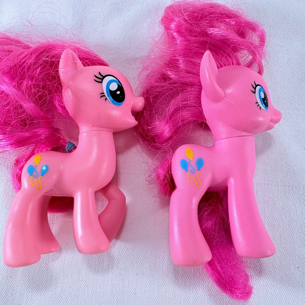 My Little Pony Pinkie Pie Figure Set 2016 3in Pink Balloons Cutie Mark G4 Hasbro